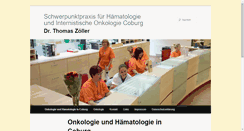 Desktop Screenshot of onkologie-coburg.de
